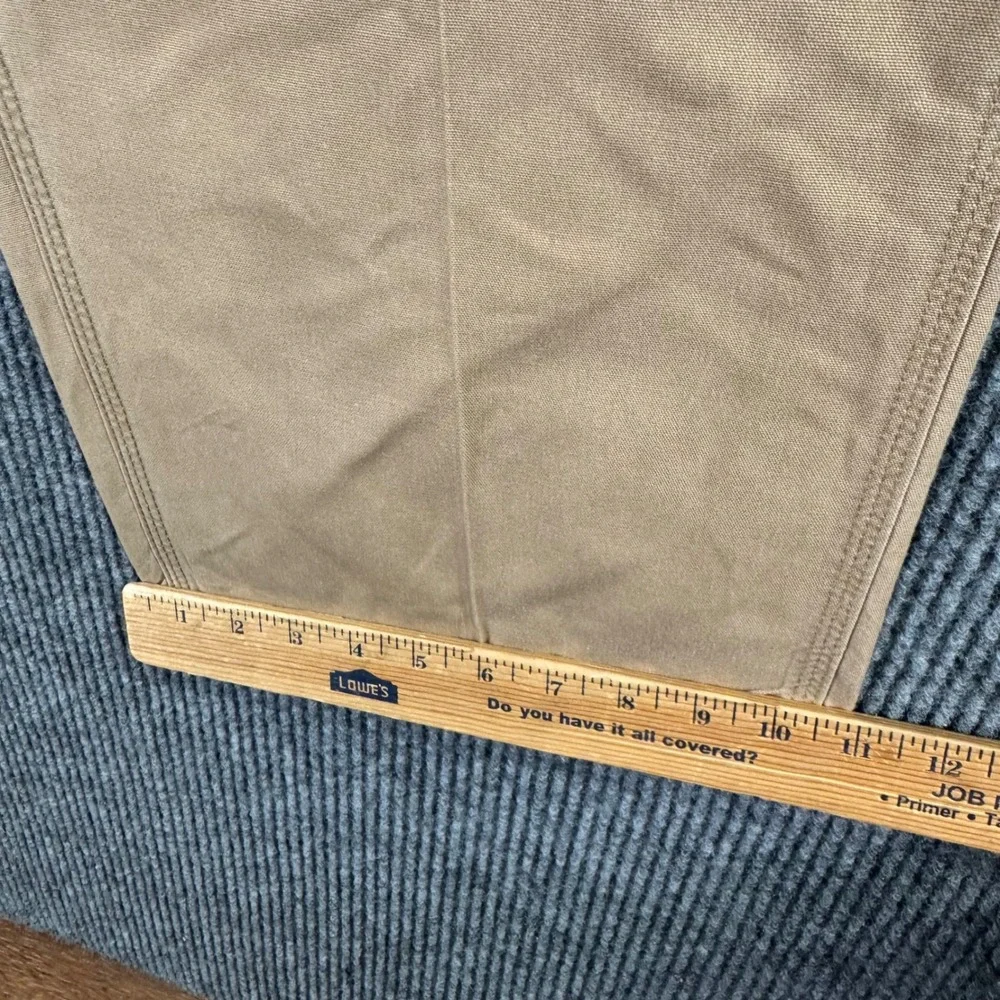 Carhartt Carpenter Pants‎ Mens 44x30 Beige Canvas Utility Workwear Y2K Gorpcore